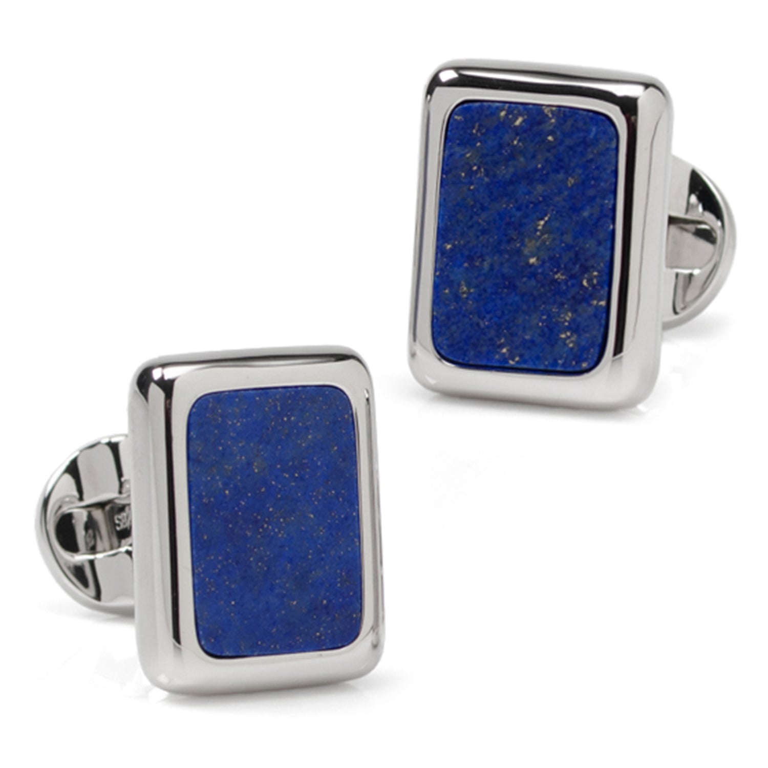 Sterling Silver and Lapis JFK Presidential 5-Stud Set
