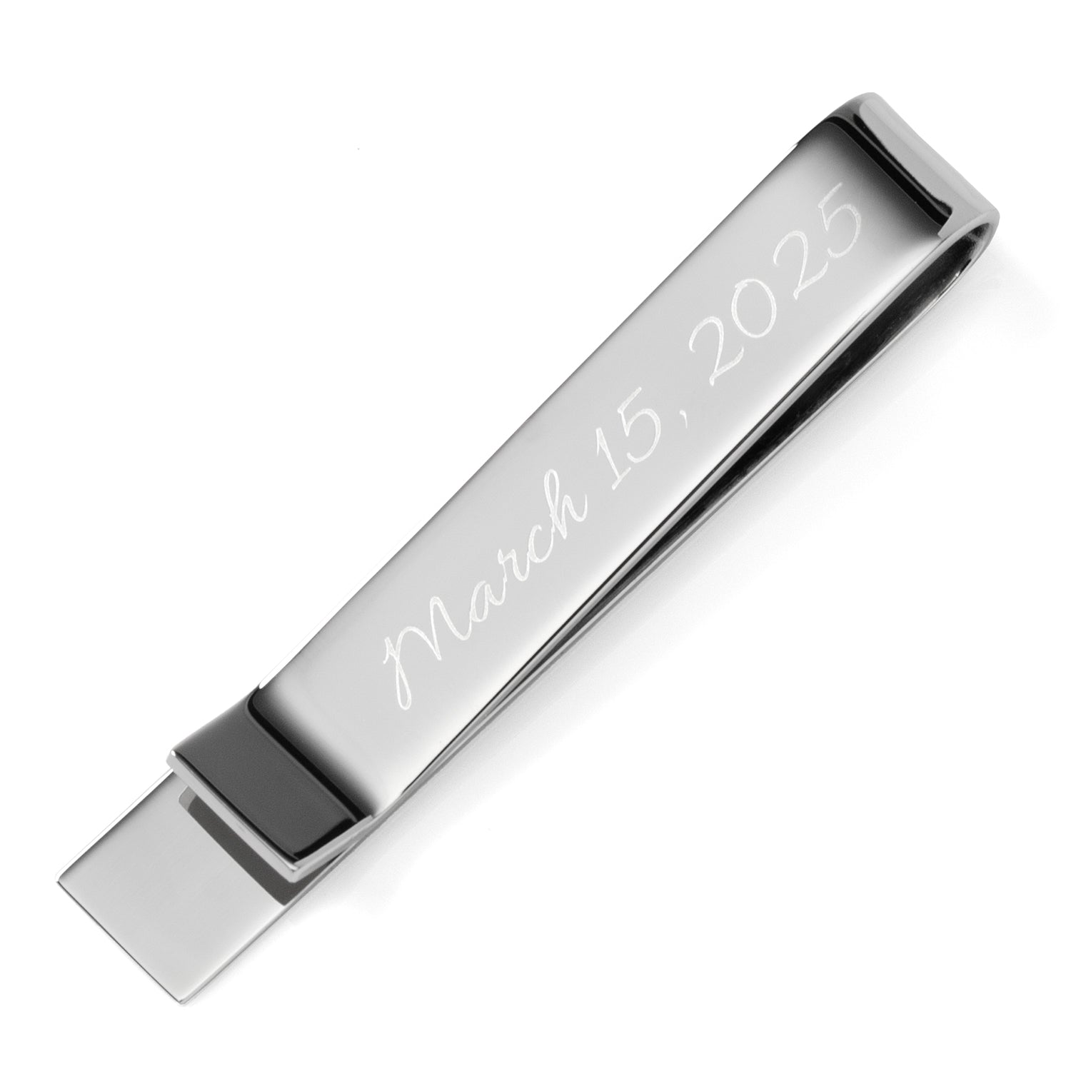 Wedding Title Engravable Tie Bar