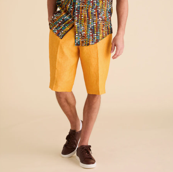 Inserch Linen Shorts P21116-00191 Sunburst