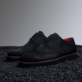 Tayno  The Paragon Casual Wingtip Oxford Sneaker Black/Black