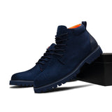 Tayno The Paxton Suede Navy