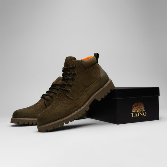 Tayno The Paxton Suede Olive