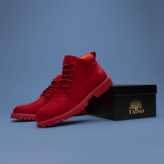 Tayno The Paxton Suede Red