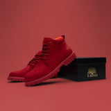 Tayno The Paxton Suede Red