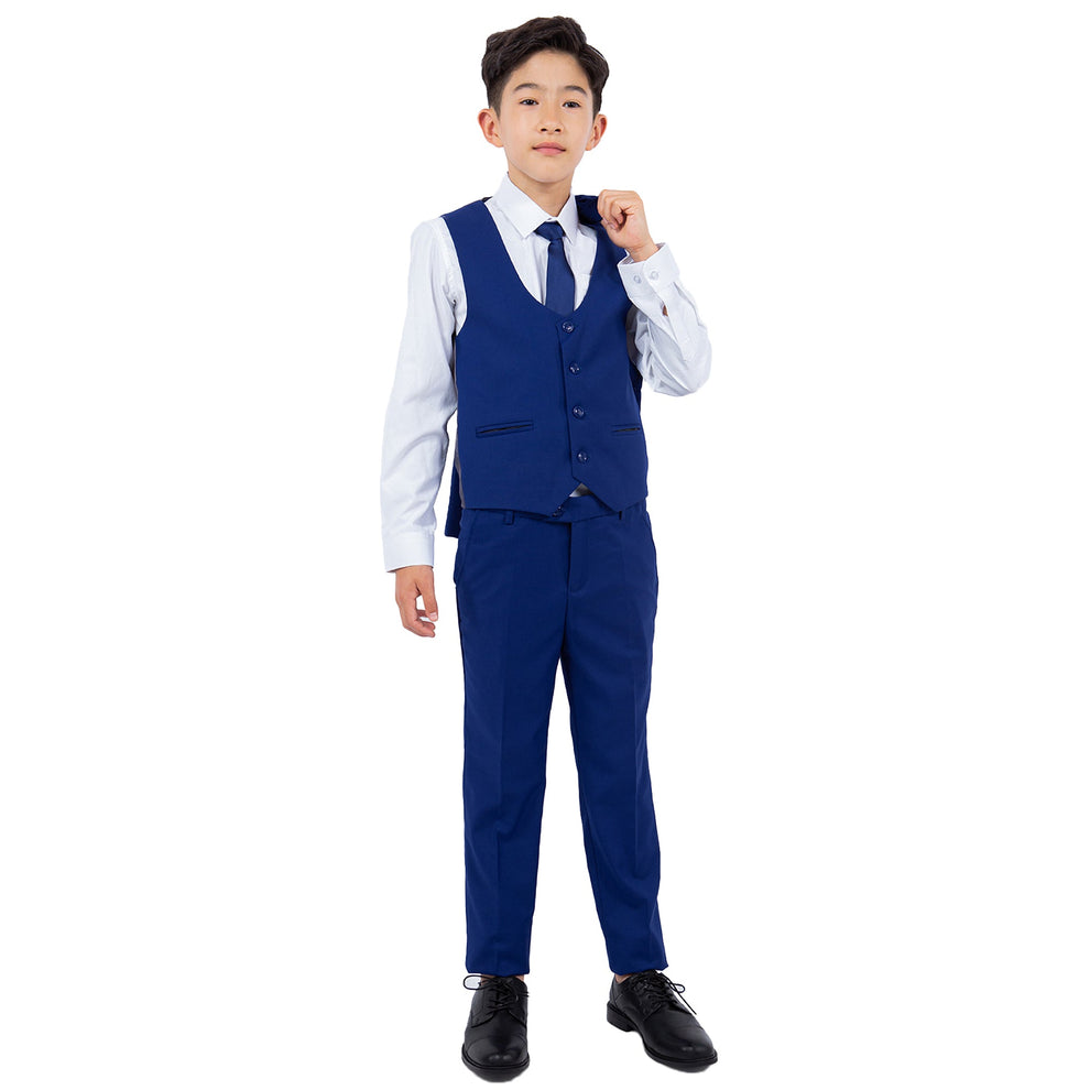 Perry Ellis PB363  5 pieces Kids Suits Royal