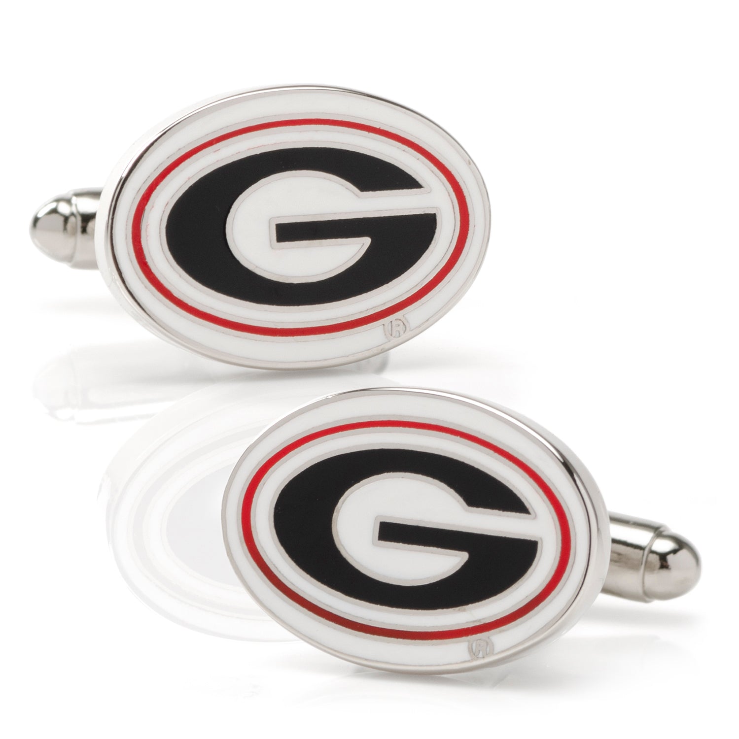 NCAA University of Georgia Bulldogs Cufflink and Tie Clip Gift Set