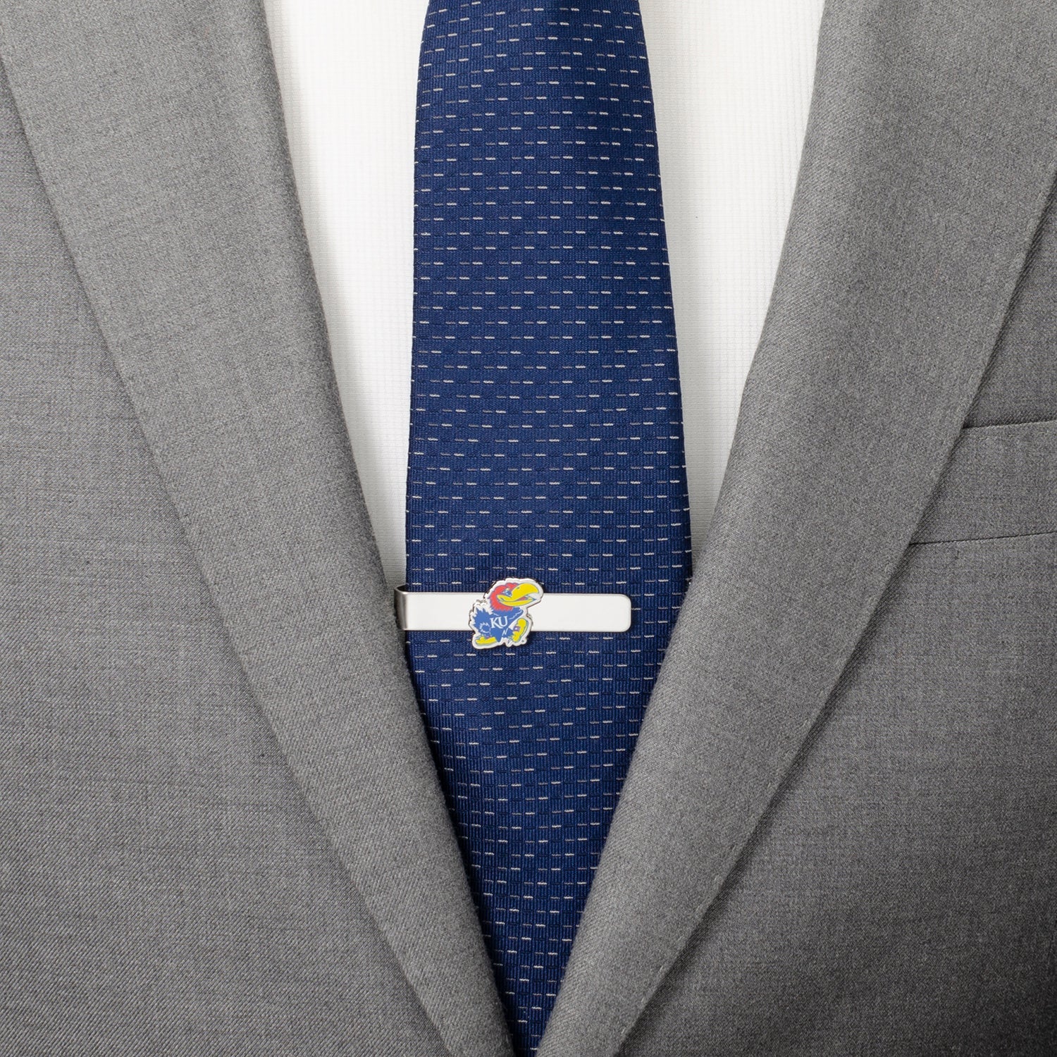 NCAA University of Kansas Jayhawks Cufflinks and Tie Bar Gift Set
