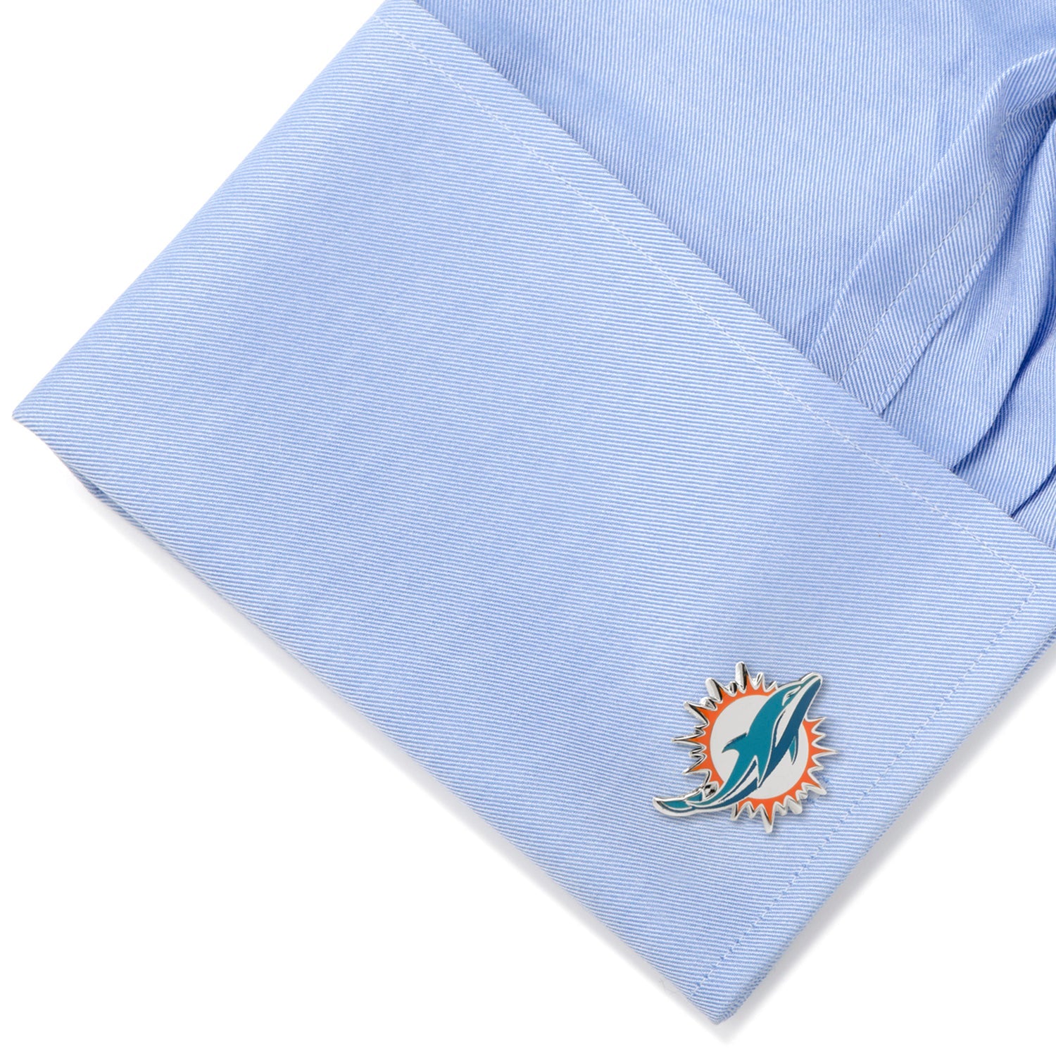 NFL Miami Dolphins Cufflinks and Tie Clip Gift Set