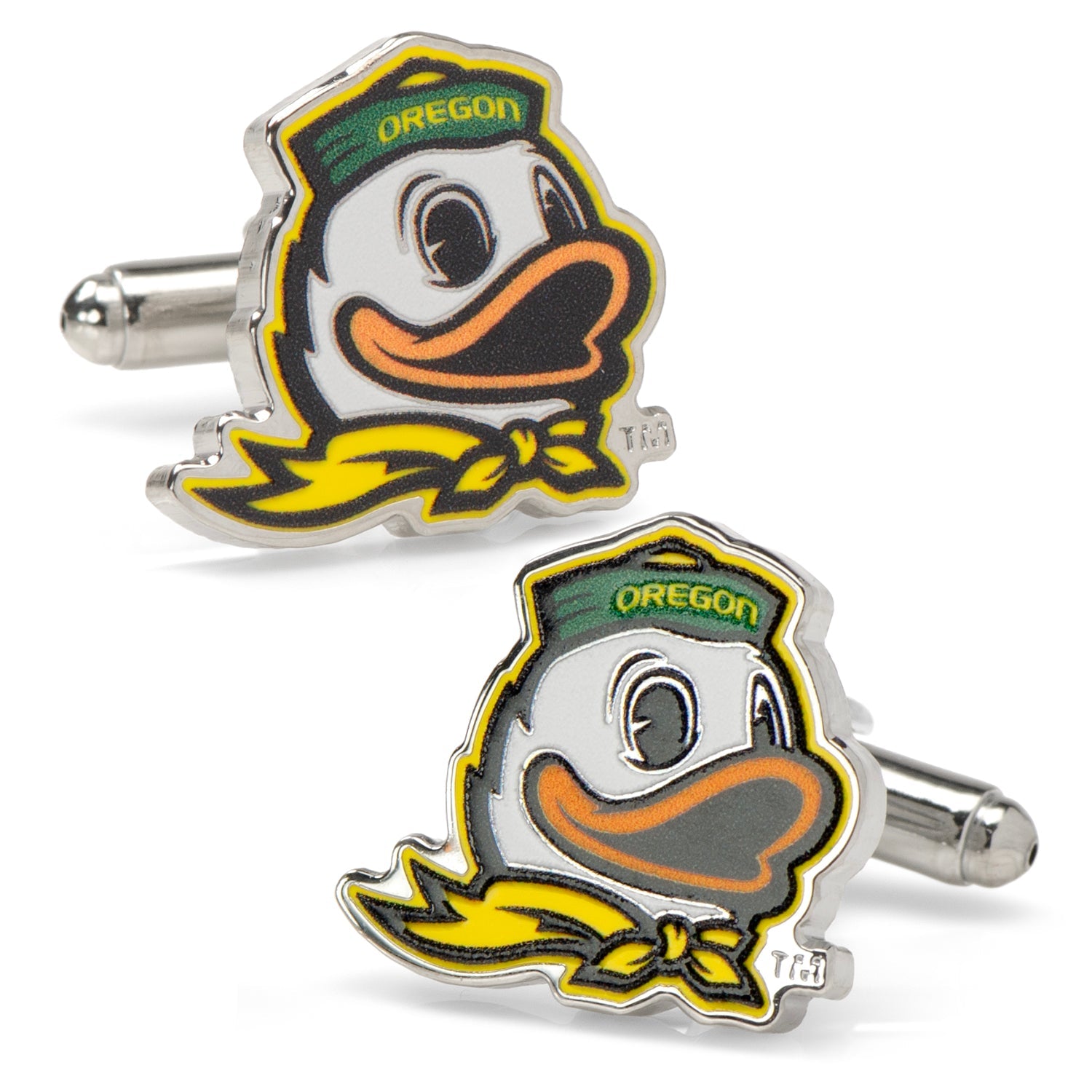 NCAA Oregon Ducks Mascot Cufflinks and Lapel Pin Gift Set