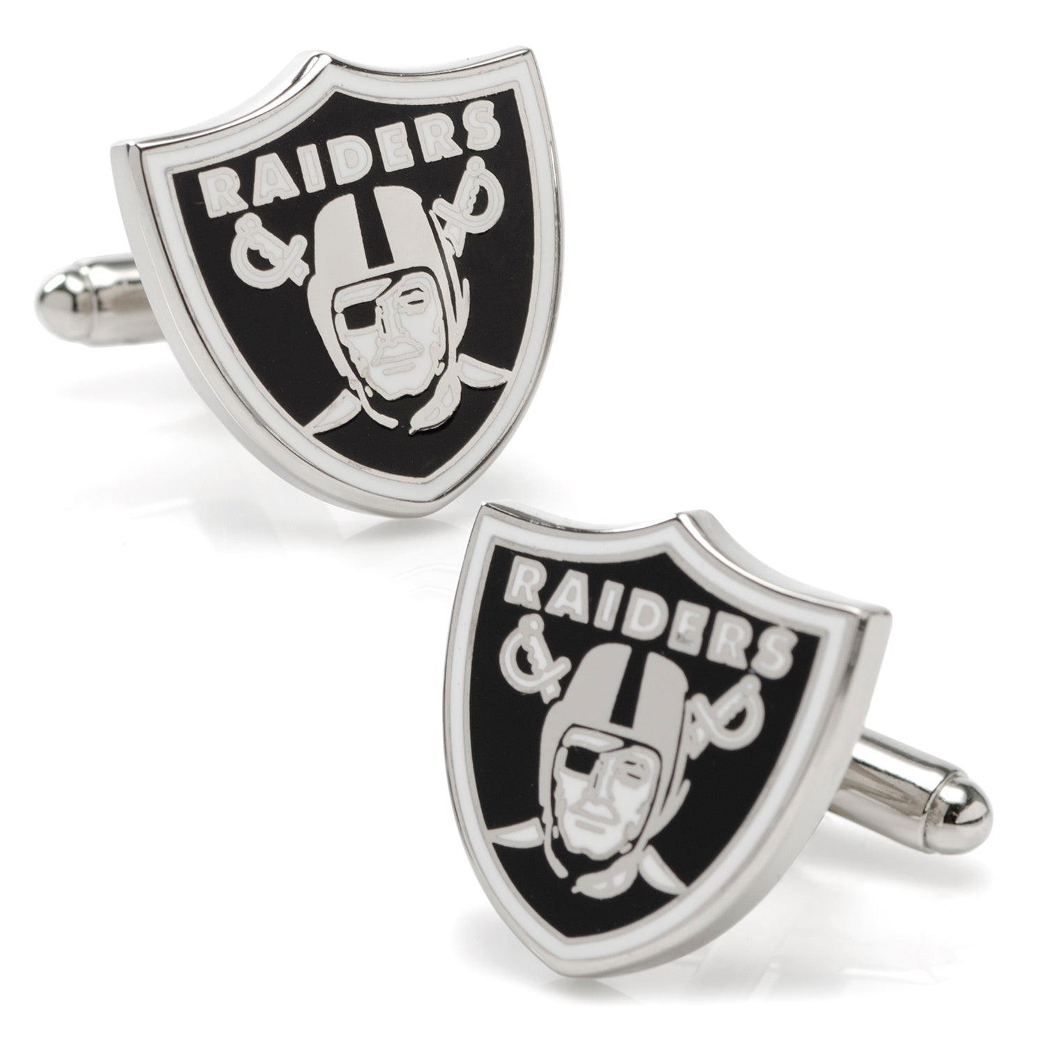NFL Las Vegas Raiders Cufflinks and Tie Bar Gift Set