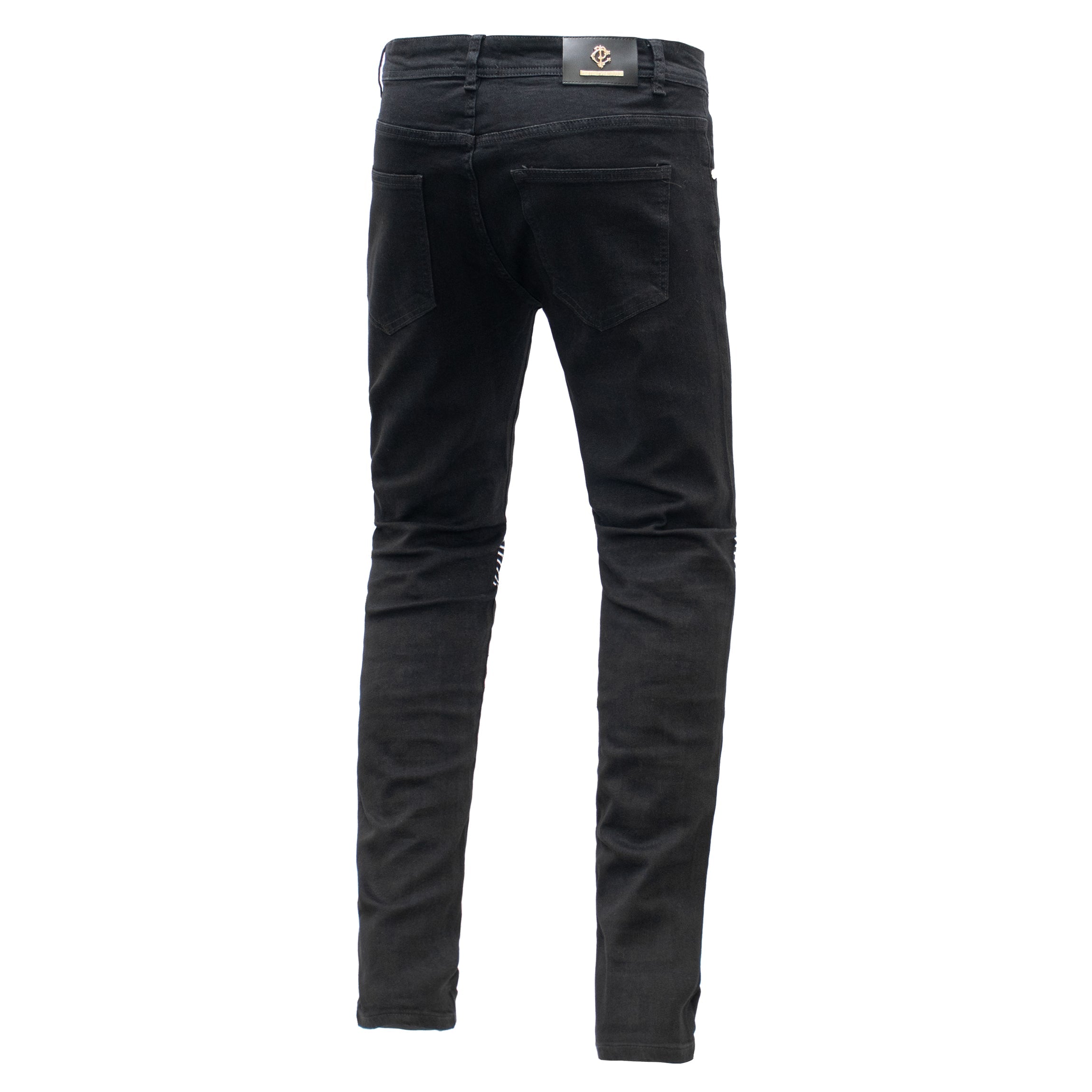 Denim Deluxe Jeans - Century Penthouse BLACK/SILVER