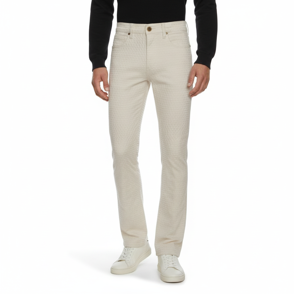 Heritage Fit Denim – Century Penthouse Collection white