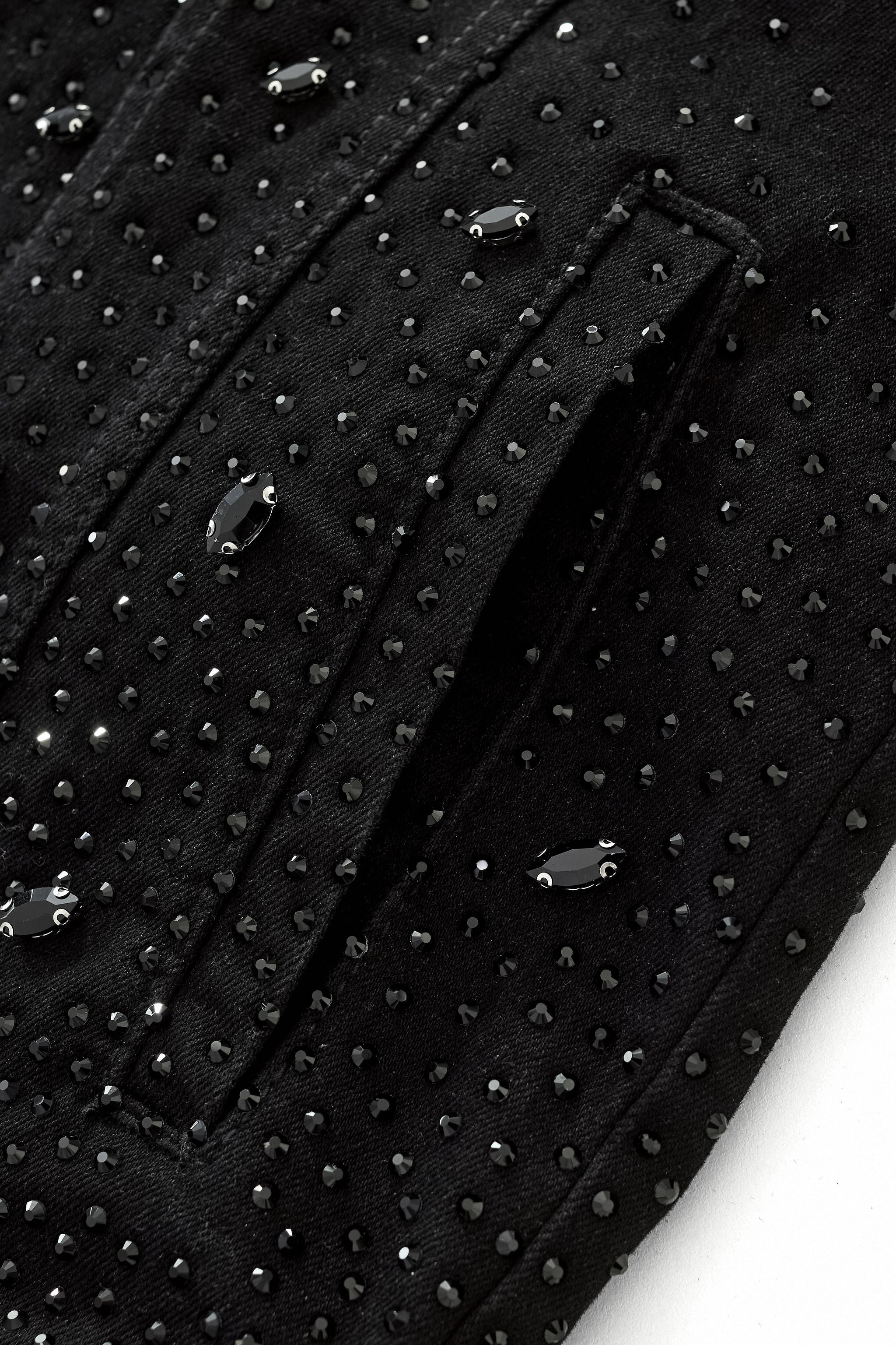 Celestial Stud Denim Jkt – Century Penthouse BLACK