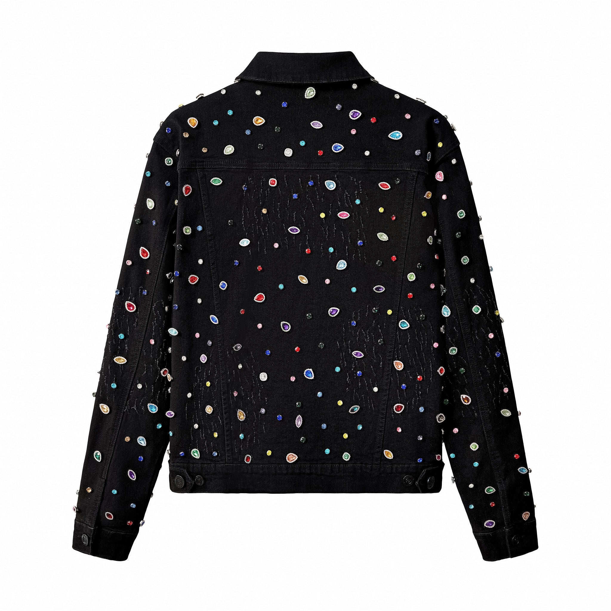 Prism Gem Denim Jkt – Century Penthouse BLACK