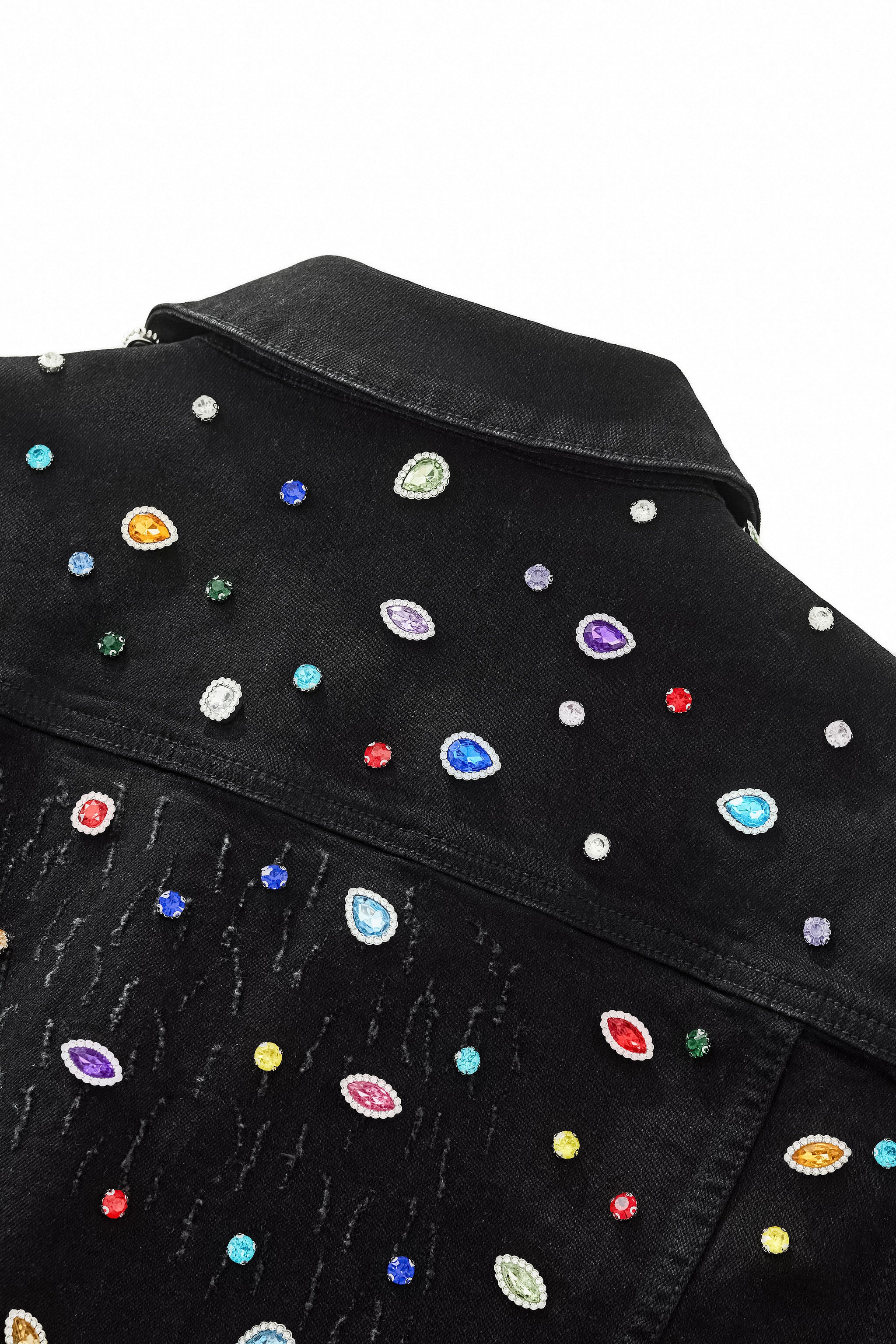Prism Gem Denim Jkt – Century Penthouse BLACK
