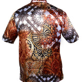 Prestige PR-510 Short Sleeve Satin Shirt Brick