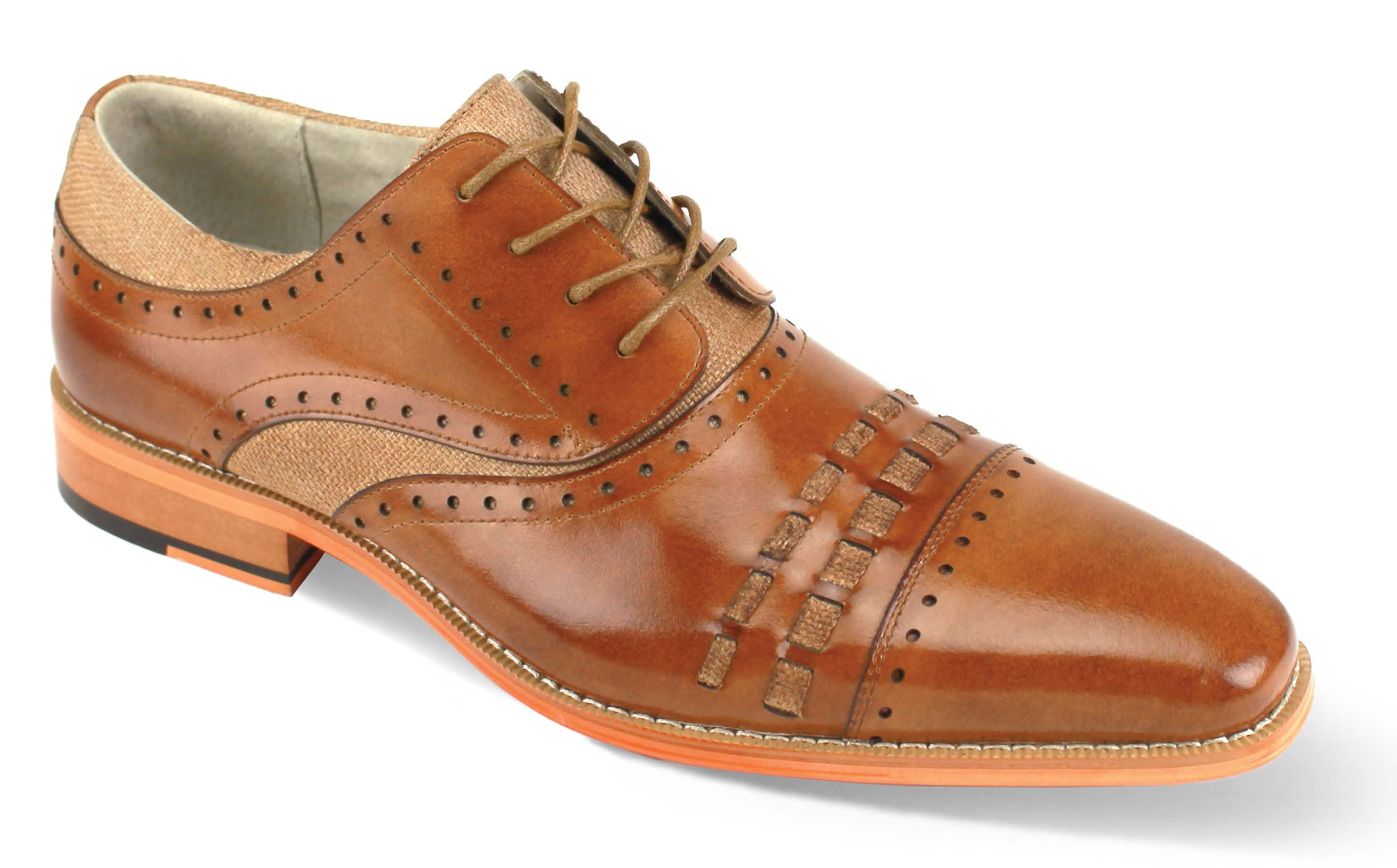Giovanni Preston  Leather Shoes Tan