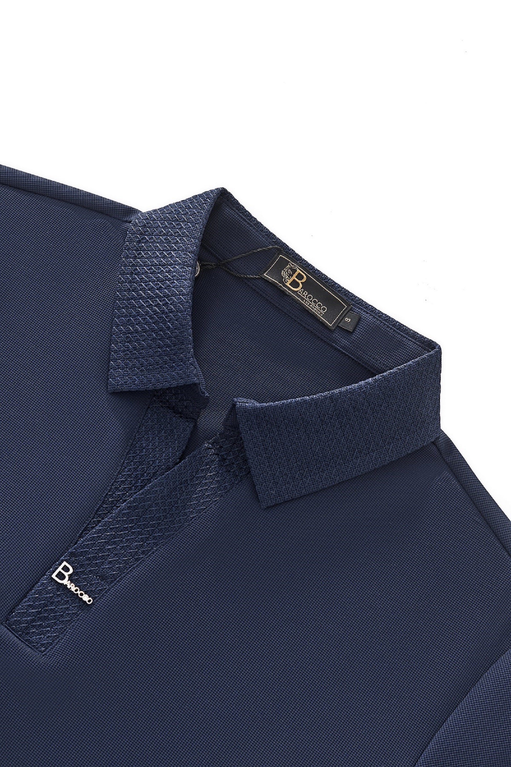 Stride Contrast Collar Polo NAVY