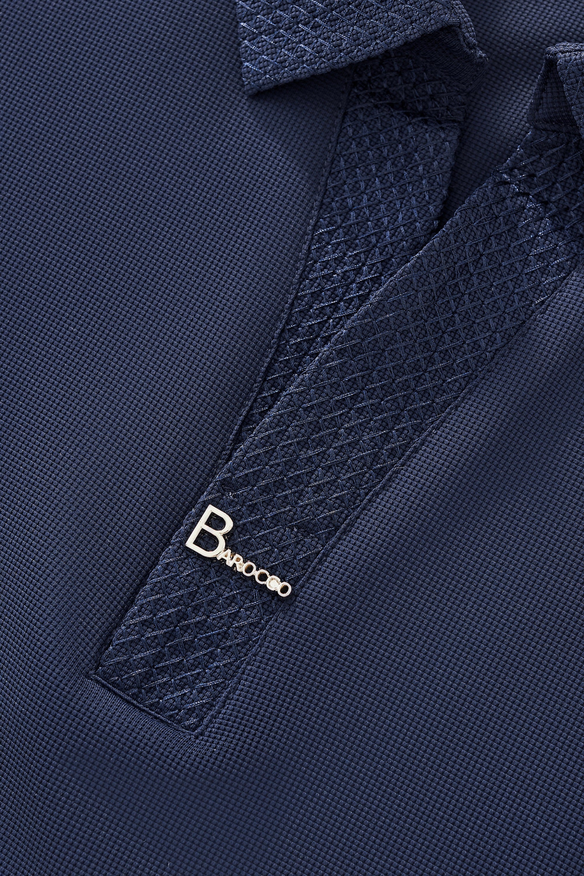 Stride Contrast Collar Polo NAVY