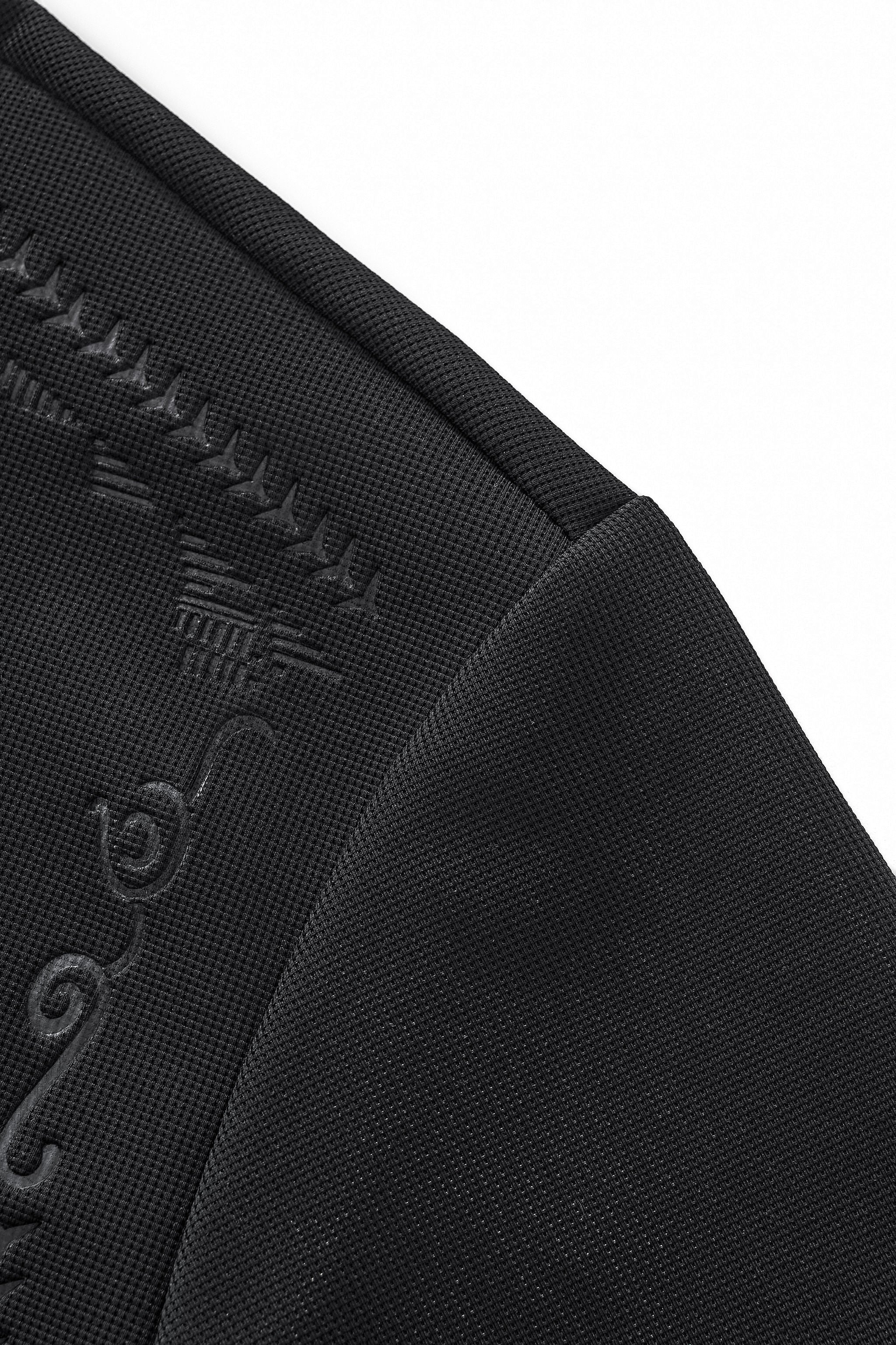 Ornate Trim Polo BLACK
