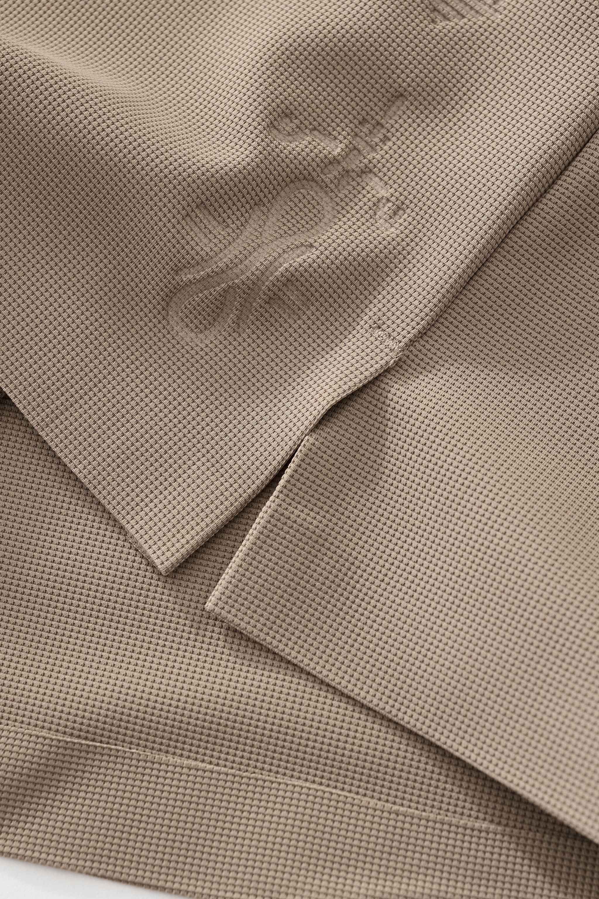 Ornate Trim Polo KHAKI