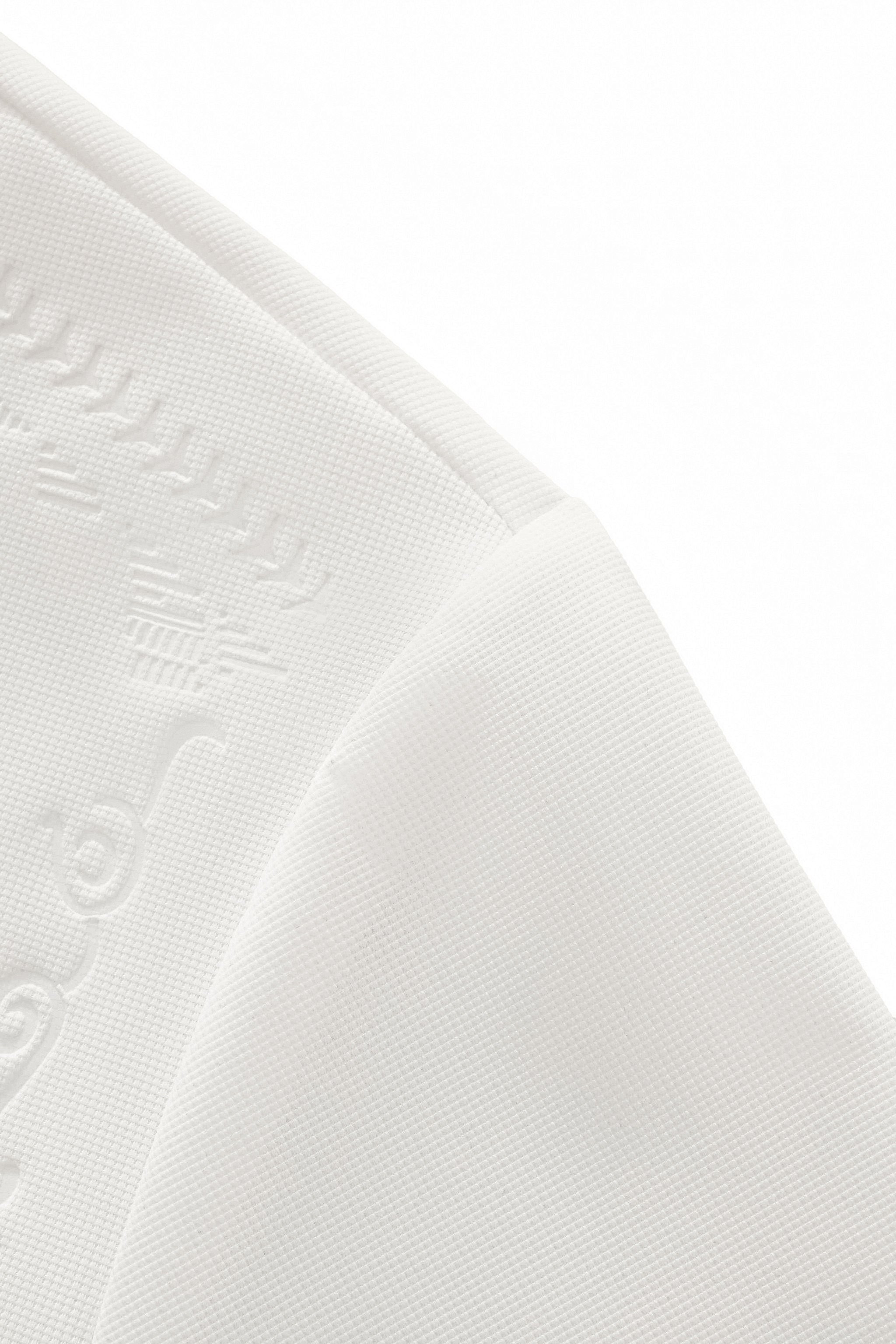 Ornate Trim Polo WHITE