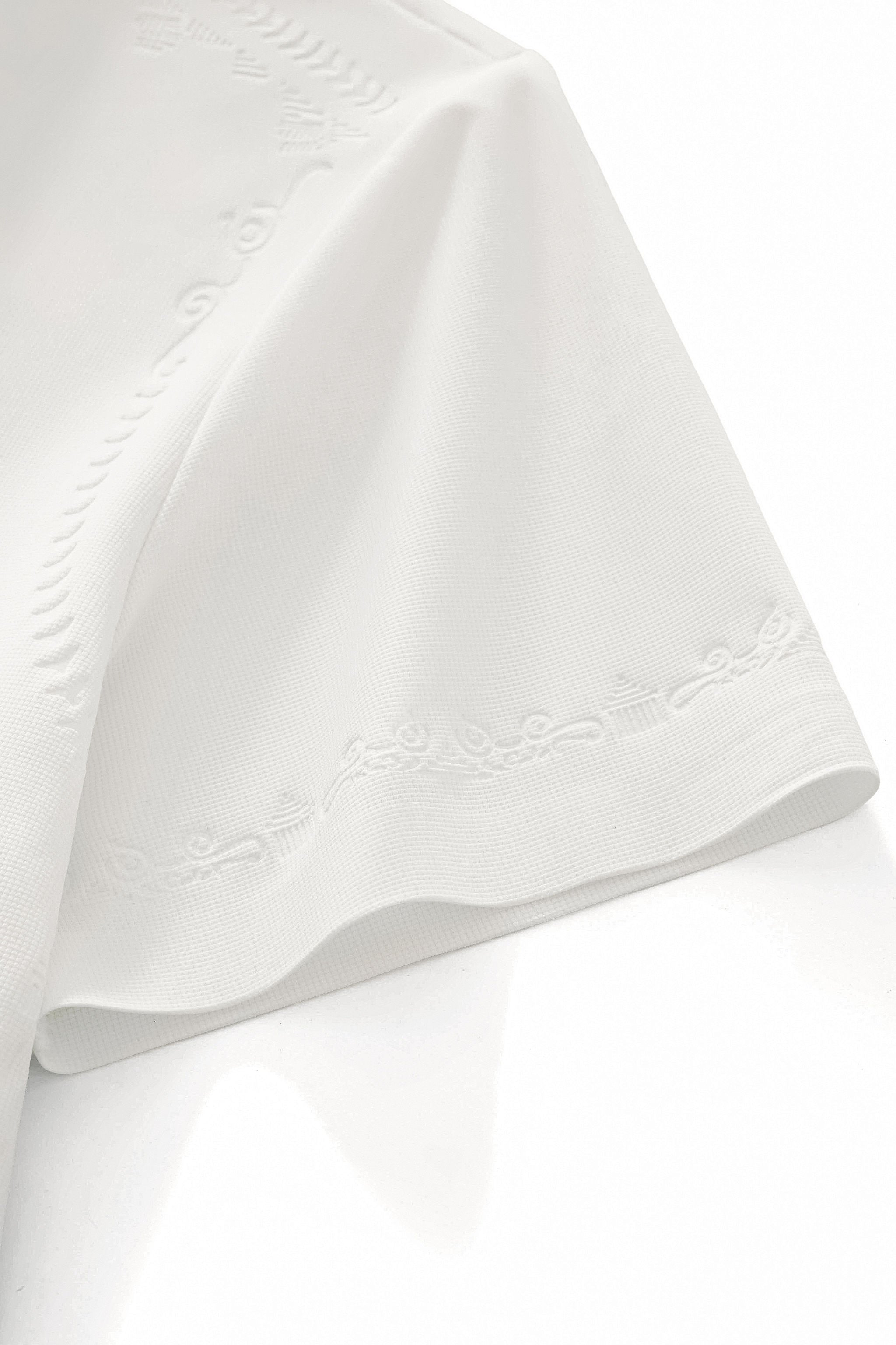 Ornate Trim Polo WHITE