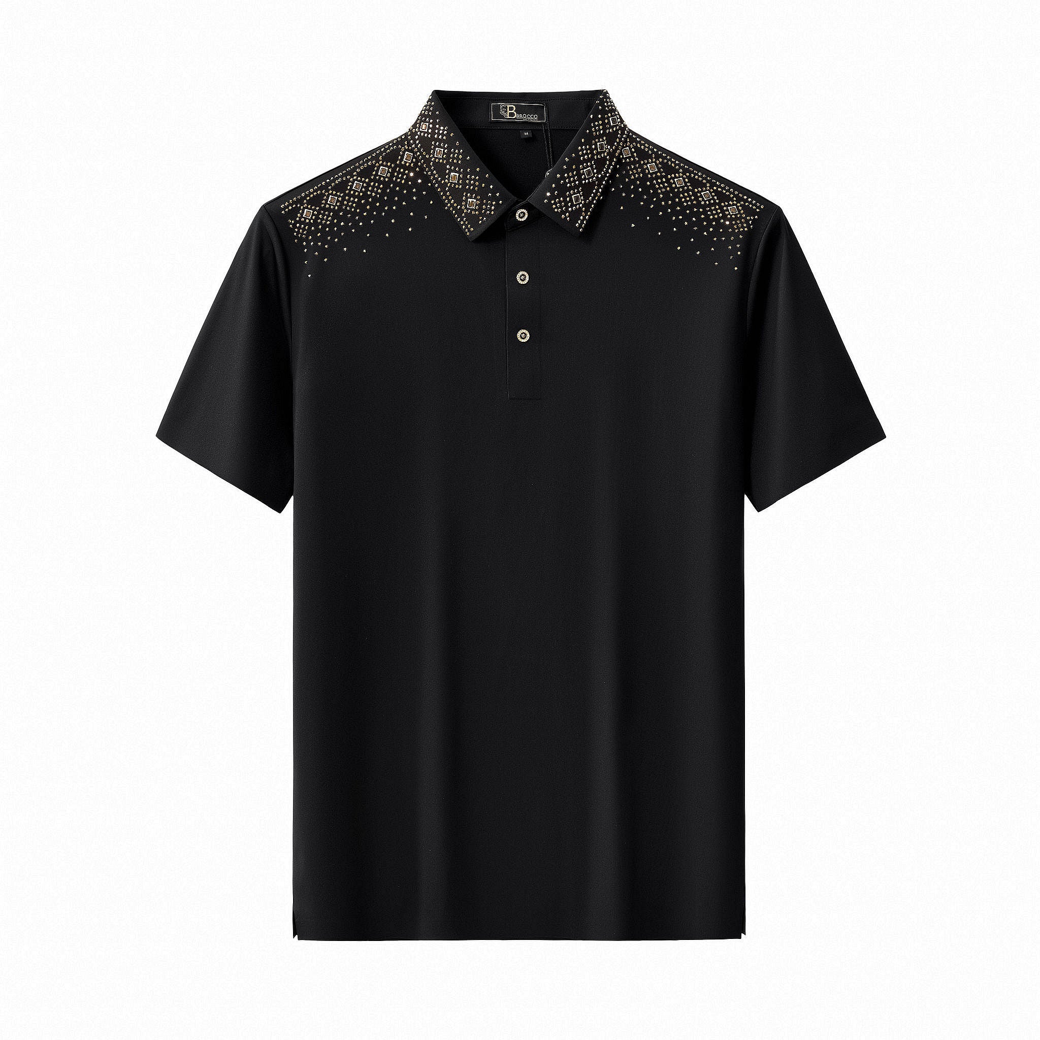 Lustre Trim Polo BLACK/GOLD
