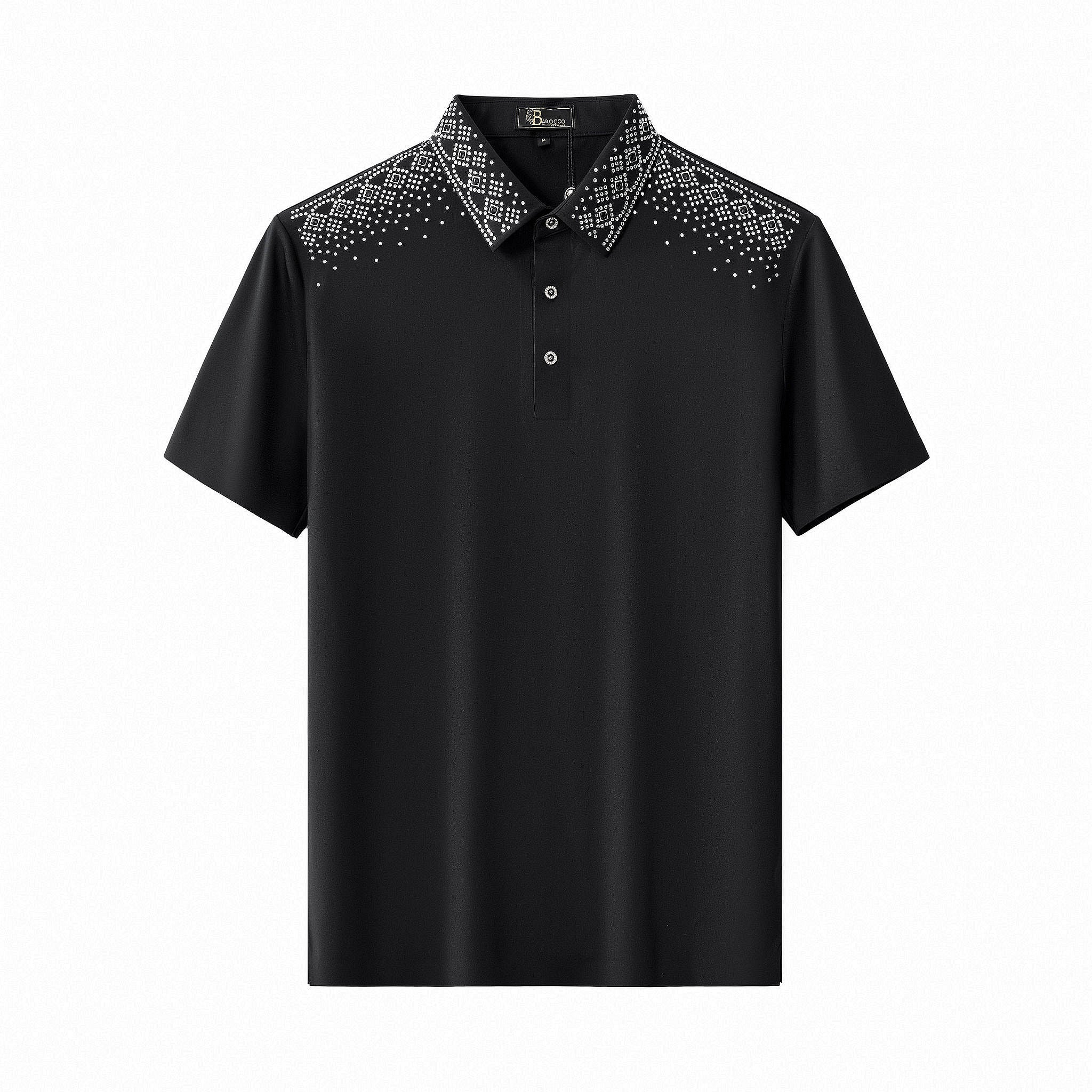 Lustre Trim Polo BLACK/SILVER
