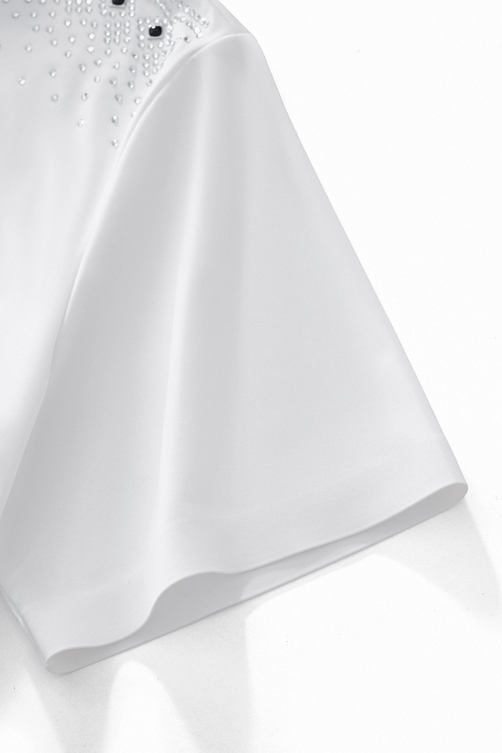 Lustre Trim Polo WHITE/SILVER