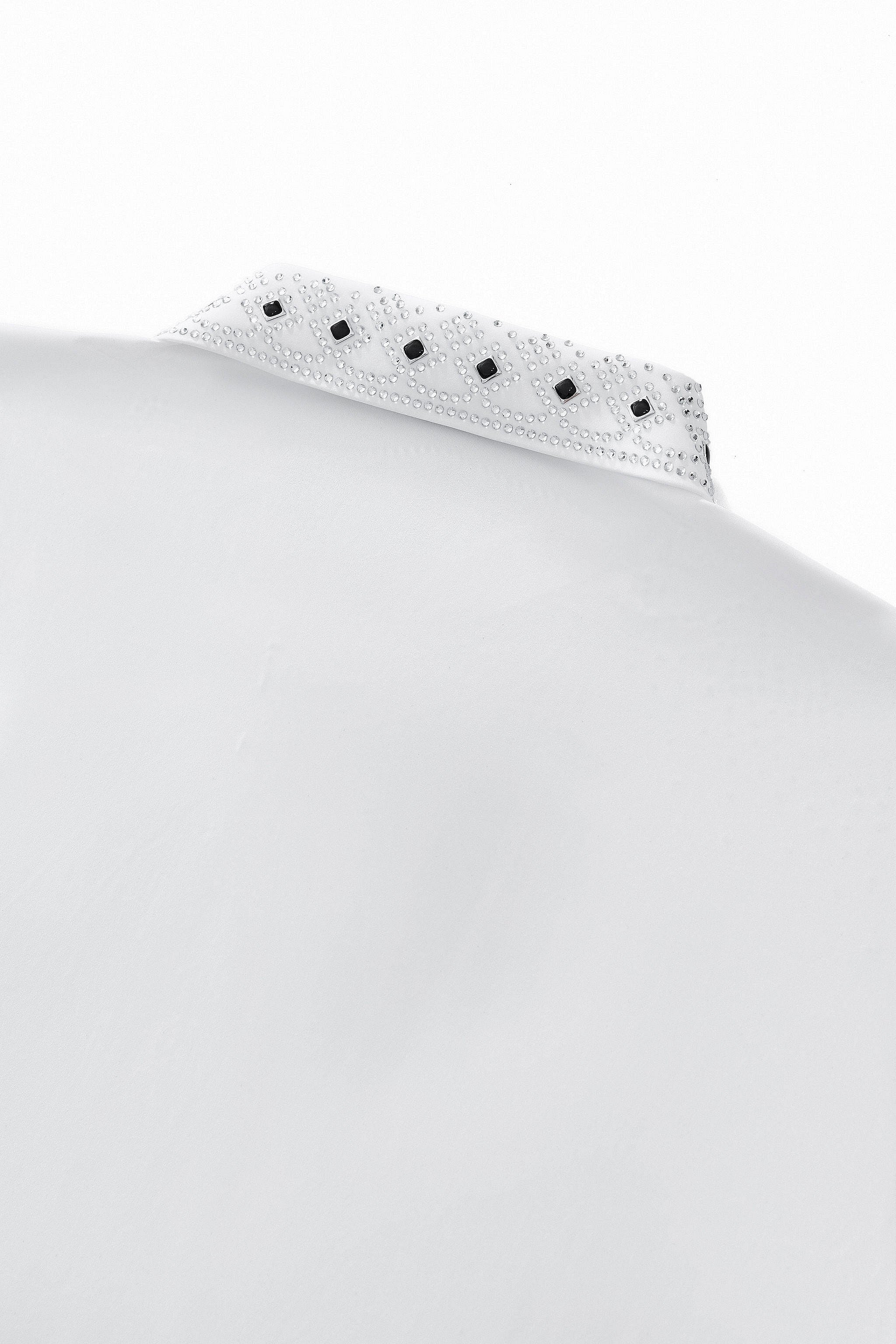 Lustre Trim Polo WHITE/SILVER