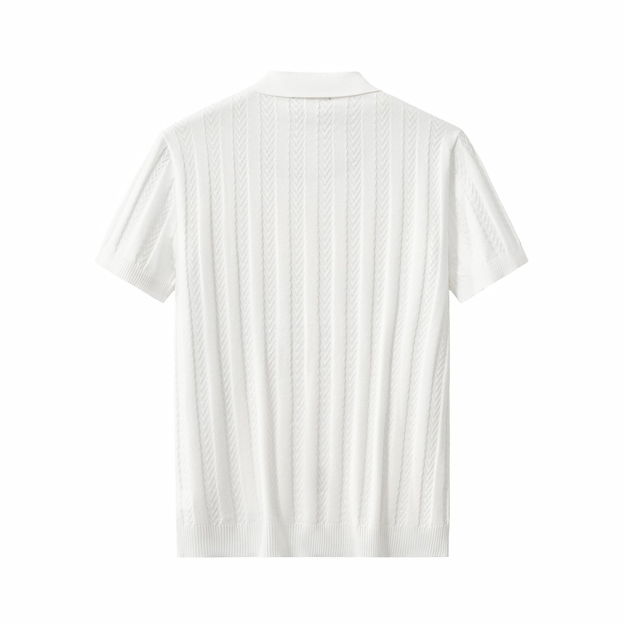 MetroLine Button Polo WHITE