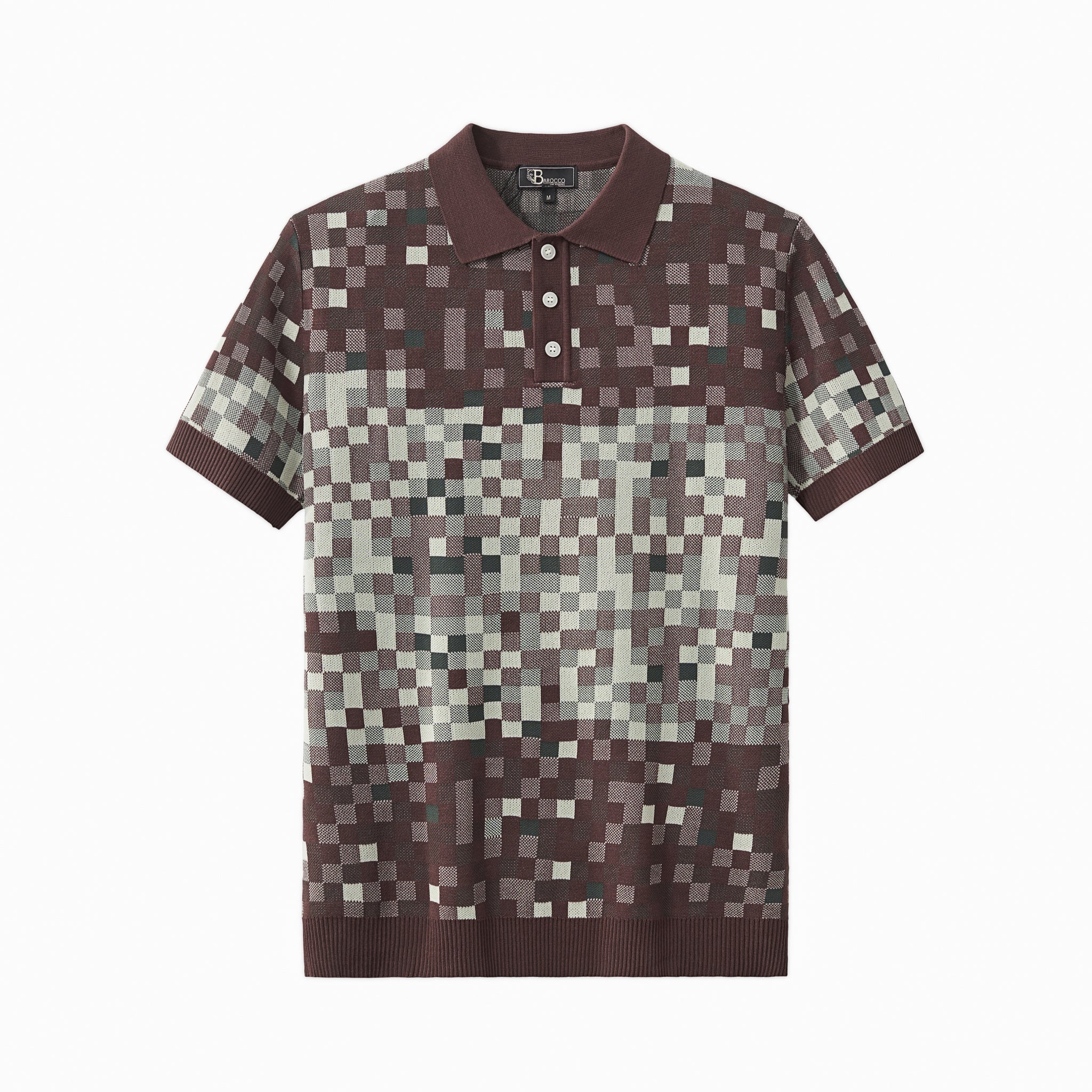 Pixel Fade Polo KHAKI