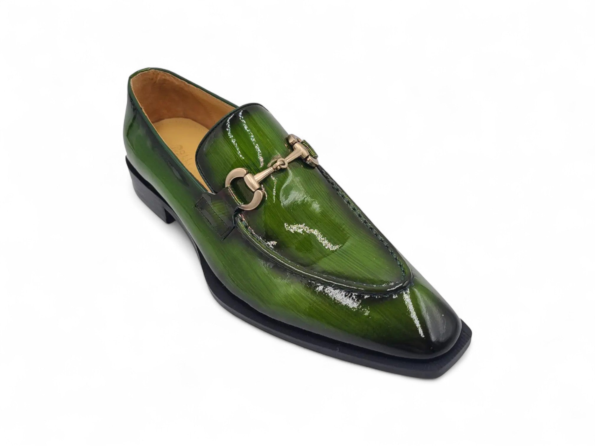 Patent Leather Buckle Loafer