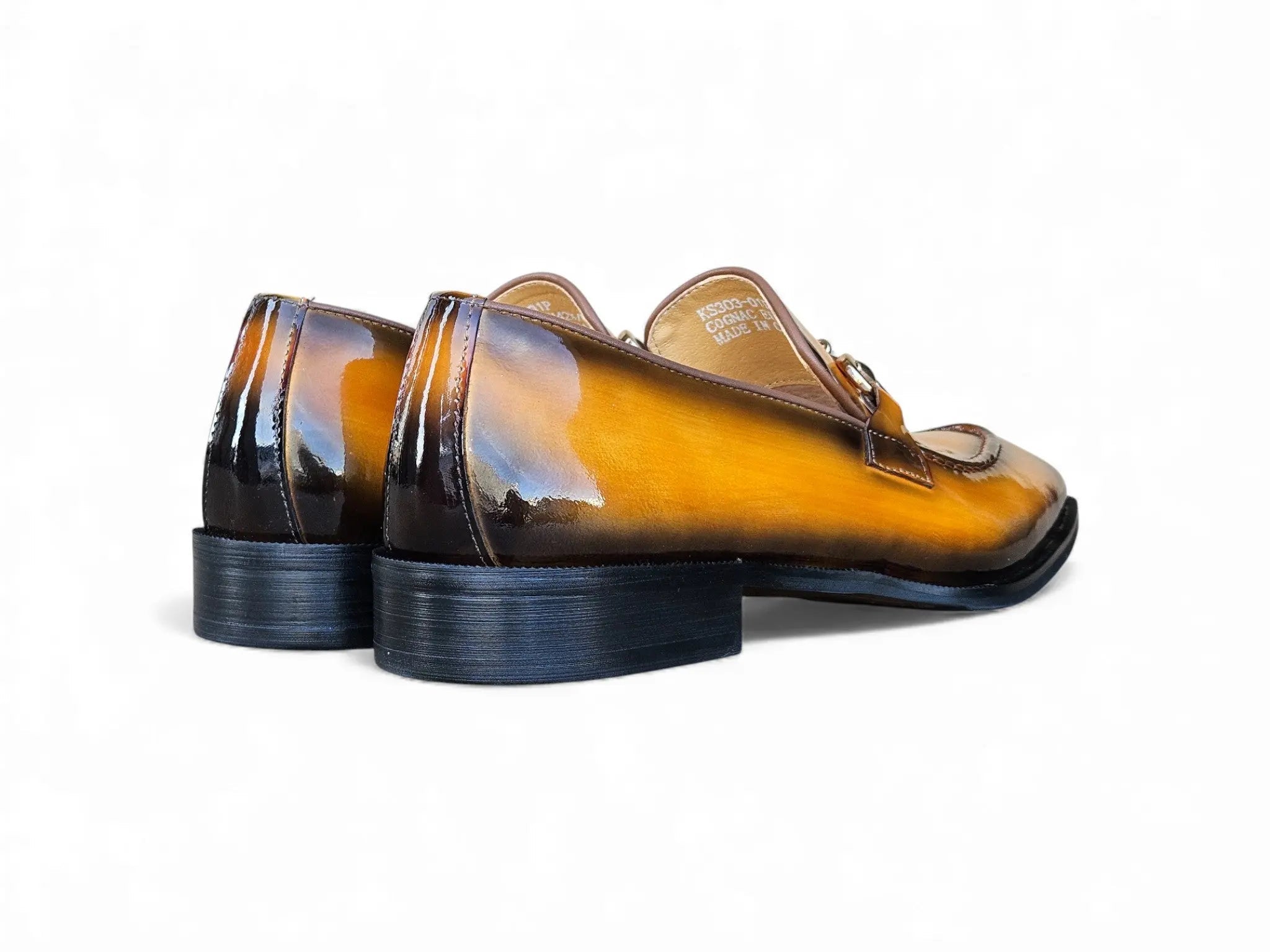 Patent Leather Buckle Loafer