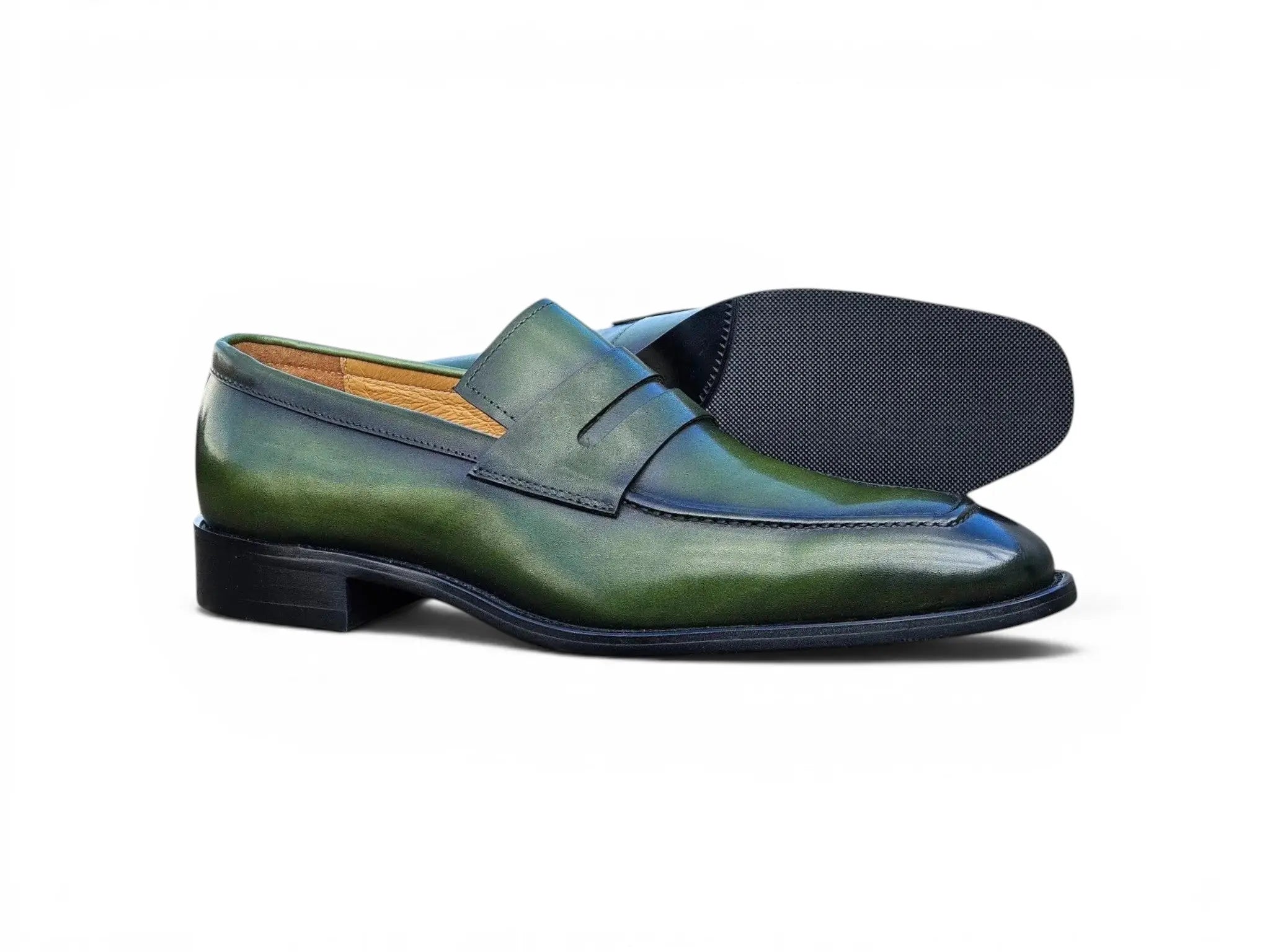 Patina Finished Penny Loafer