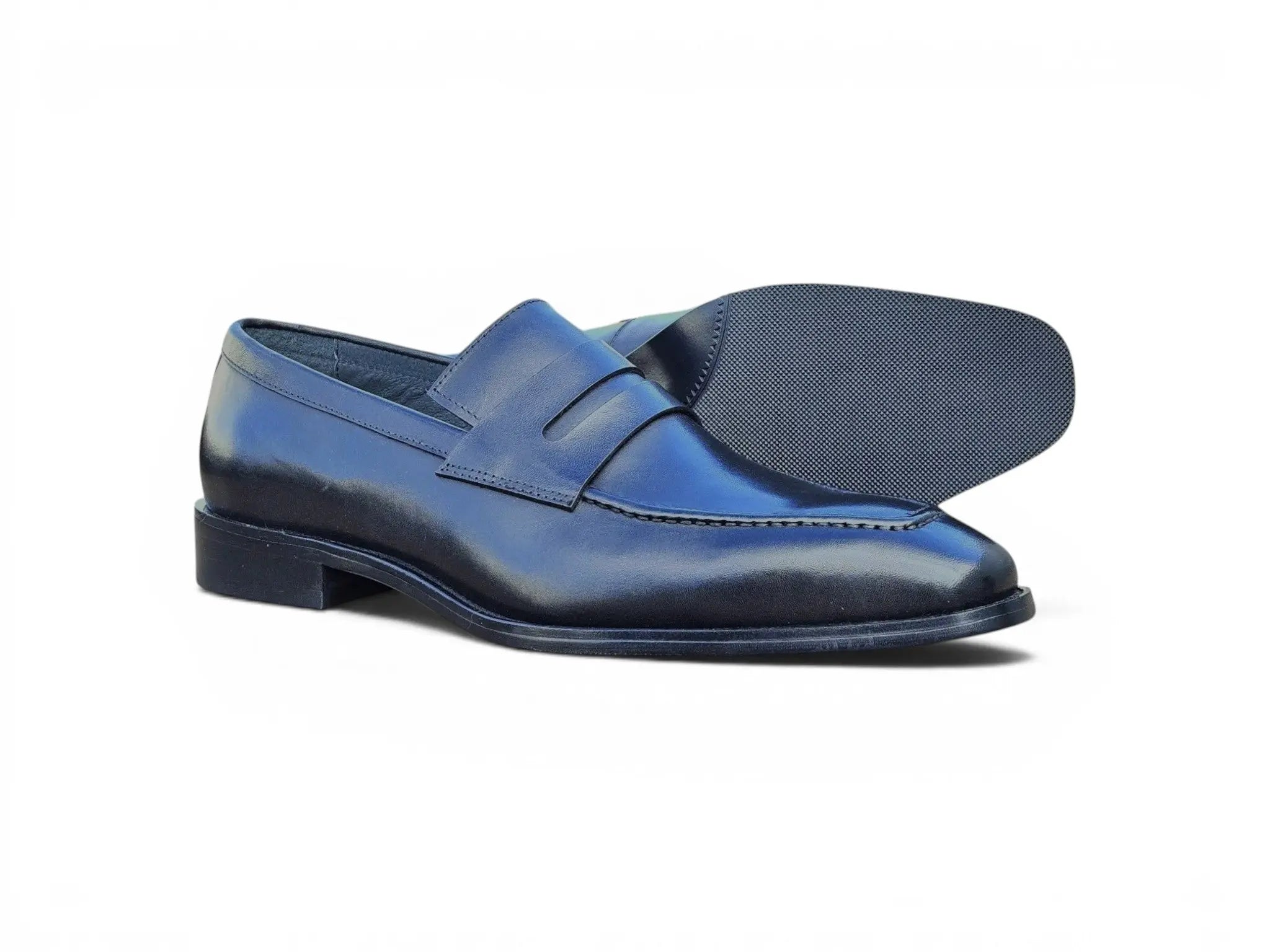 Patina Finished Penny Loafer