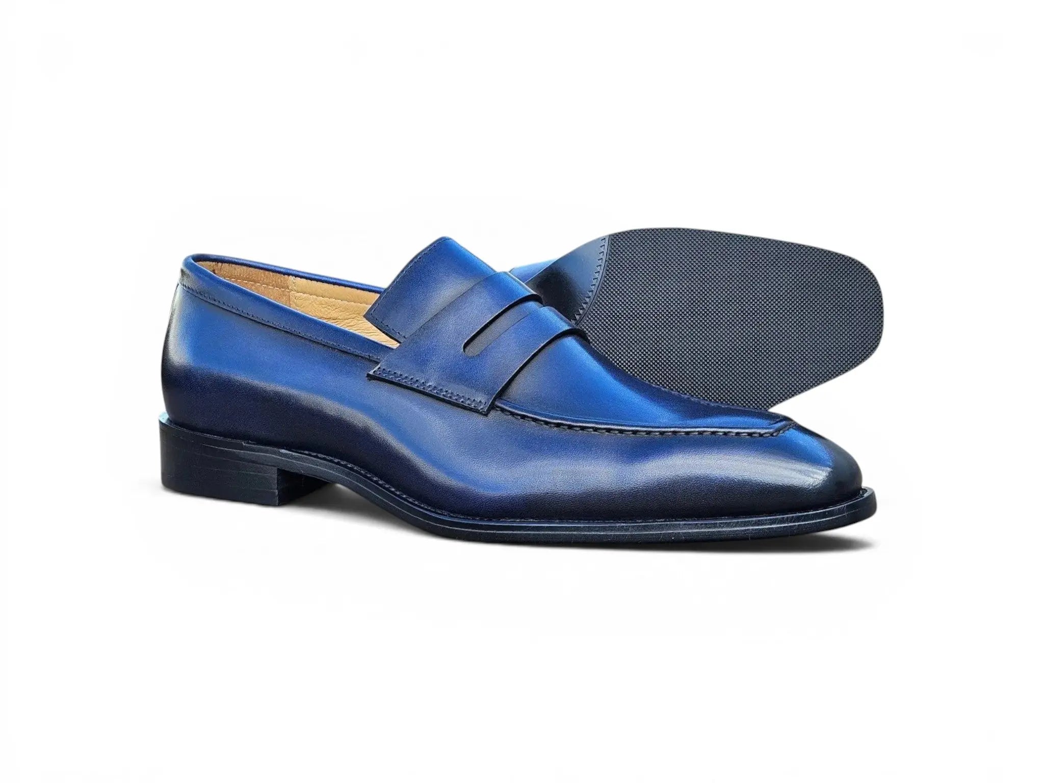 Patina Finished Penny Loafer