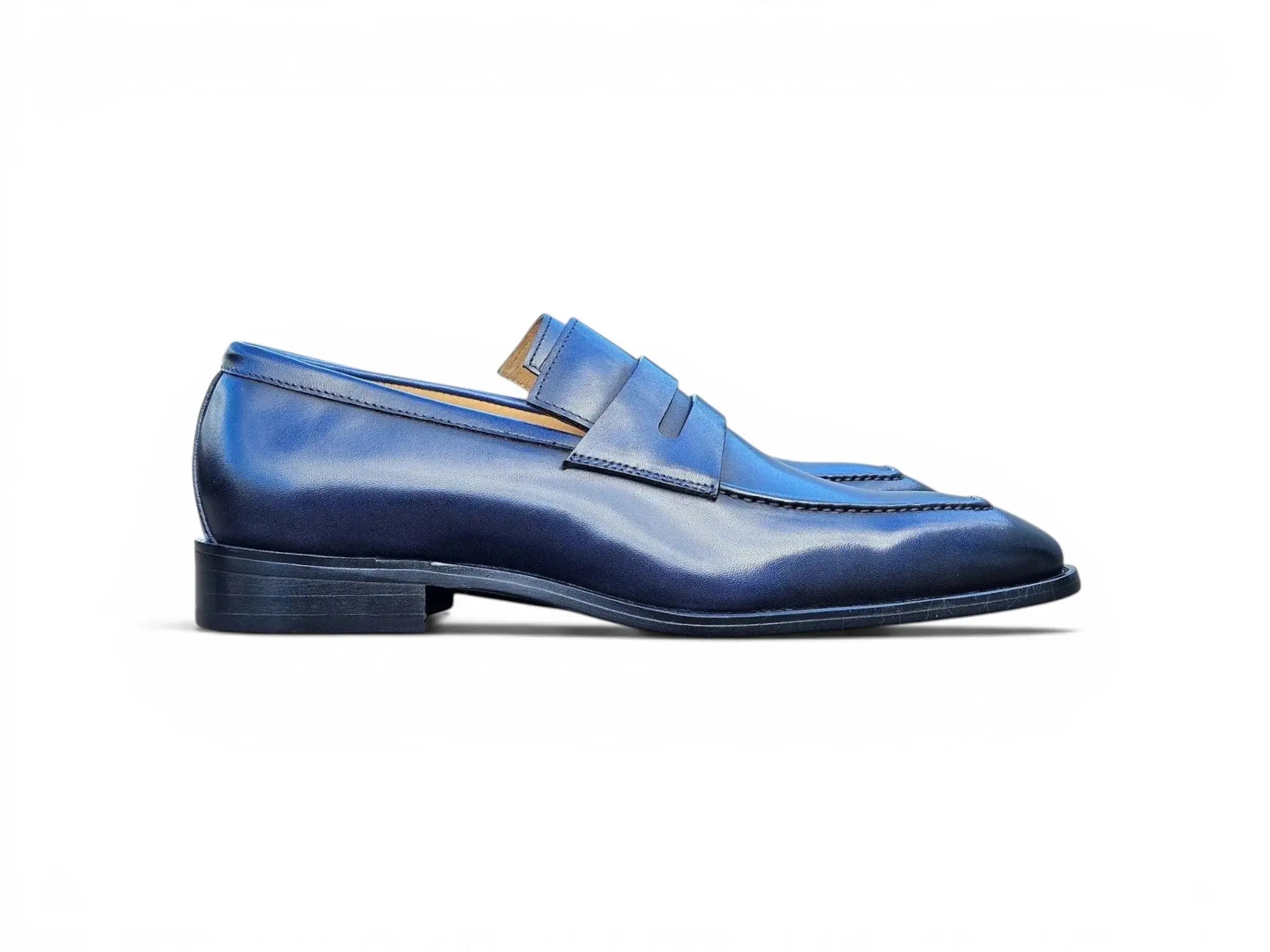 Patina Finished Penny Loafer
