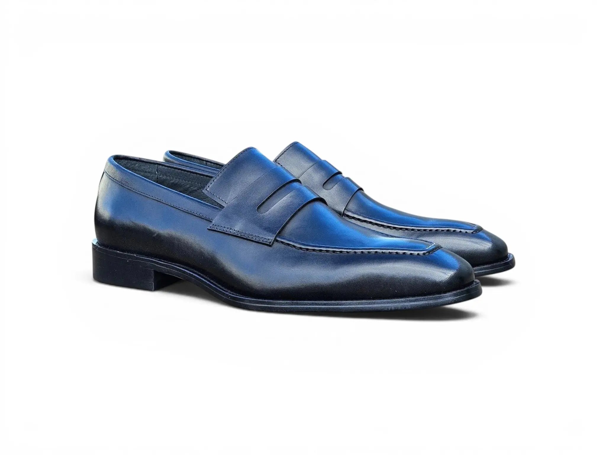 Patina Finished Penny Loafer