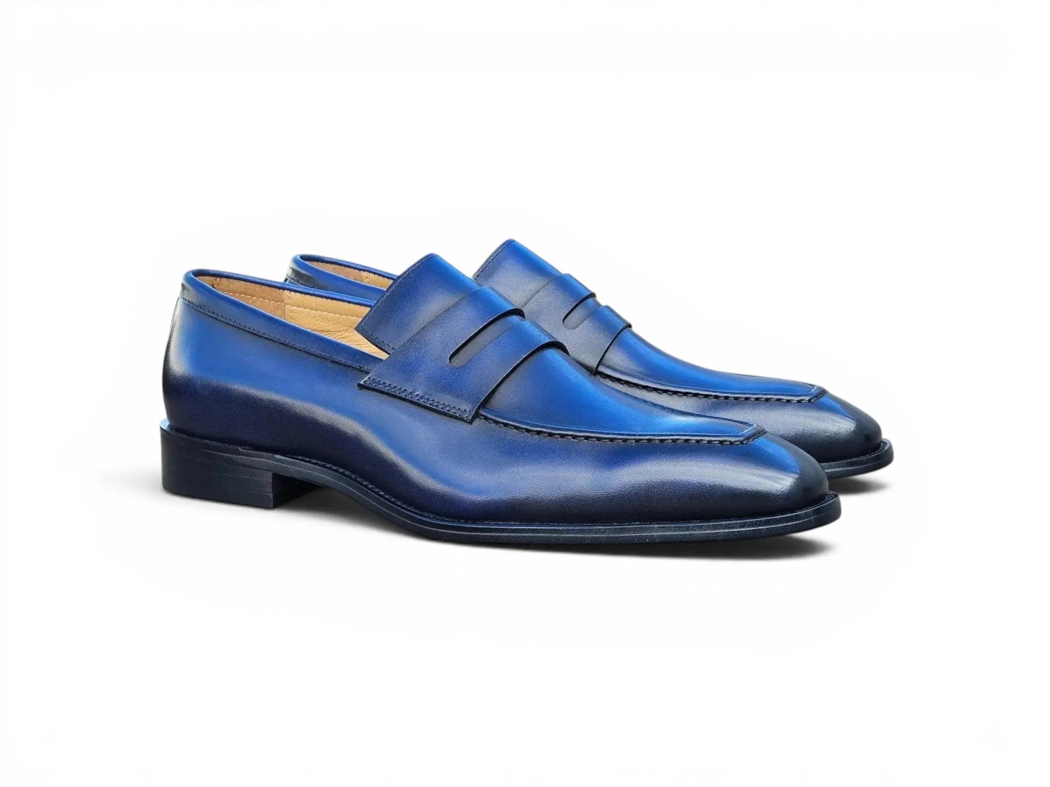 Patina Finished Penny Loafer