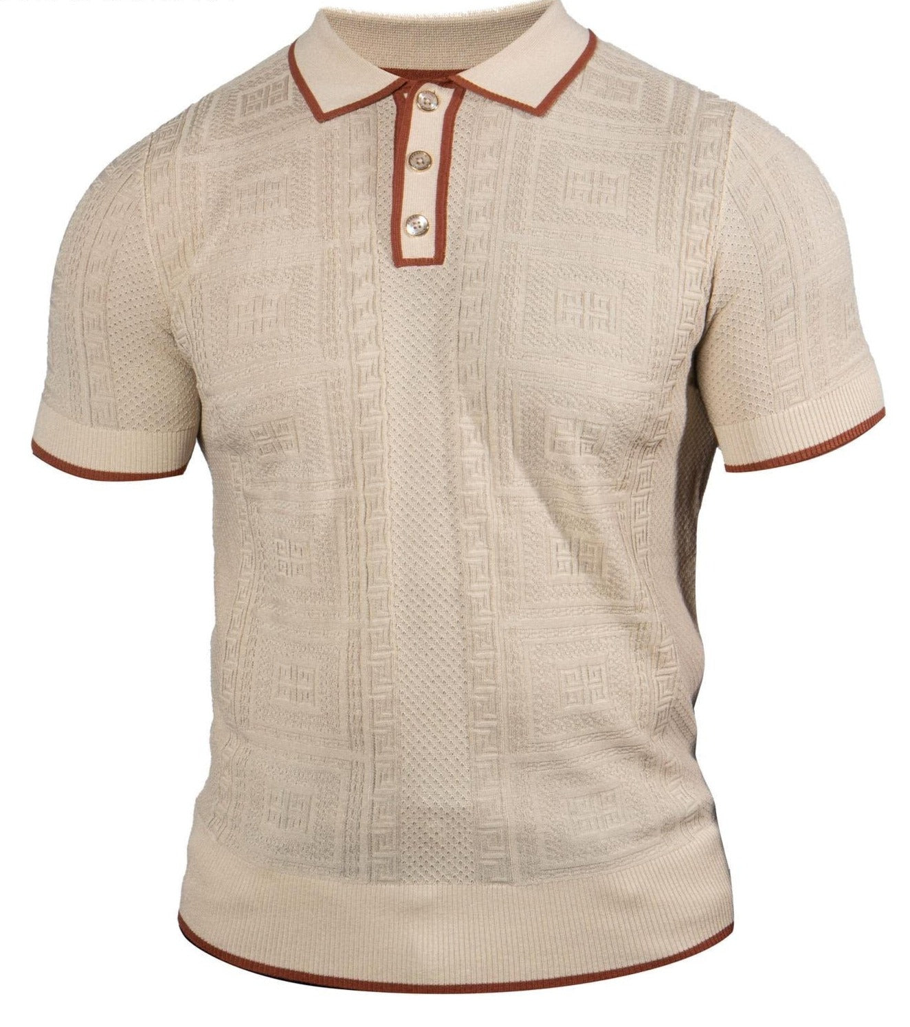 Prestige CMK-320 Short Sleeve Polo Oatmeal