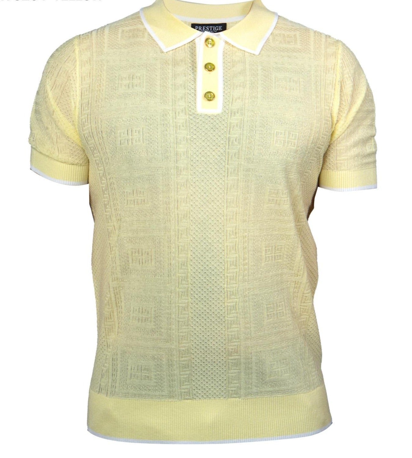 Prestige CMK-320 Short Sleeve Polo P.Yellow