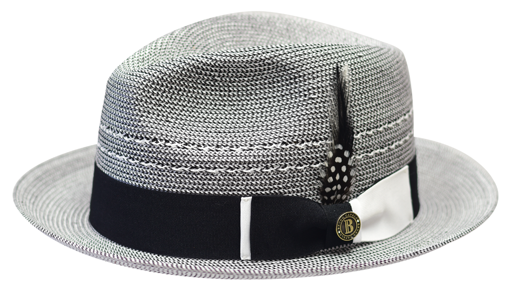 Bruno Capelo The Ricardo RI-280 Straw Hat Black/White