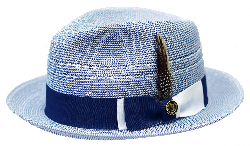 Bruno Capelo The Ricardo RI-283 Straw Hat Navy/White