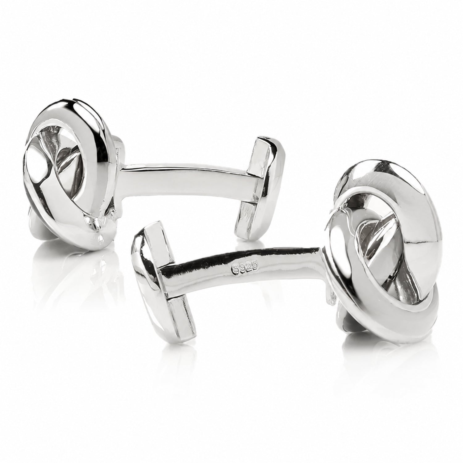 Sterling Silver Knot Cufflinks