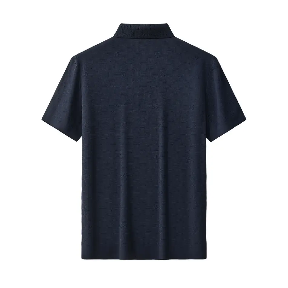 Seamless Check Texture Polo NAVY