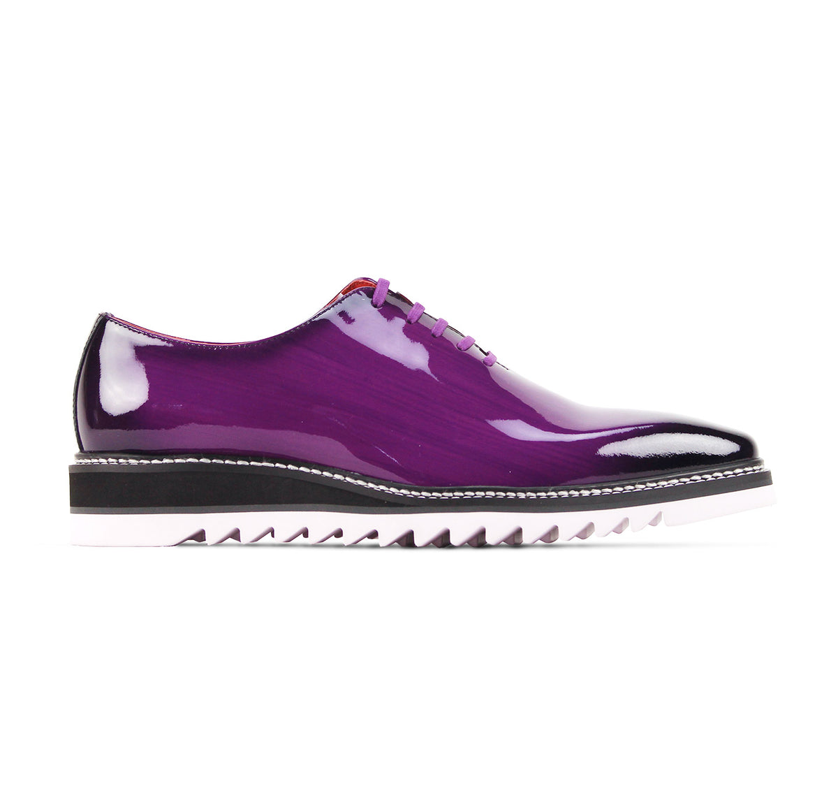 Giovanni Ruben Shoes Patent Grape