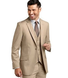 Caravelli S602512U Slim Fit 3pcs Suit Beige