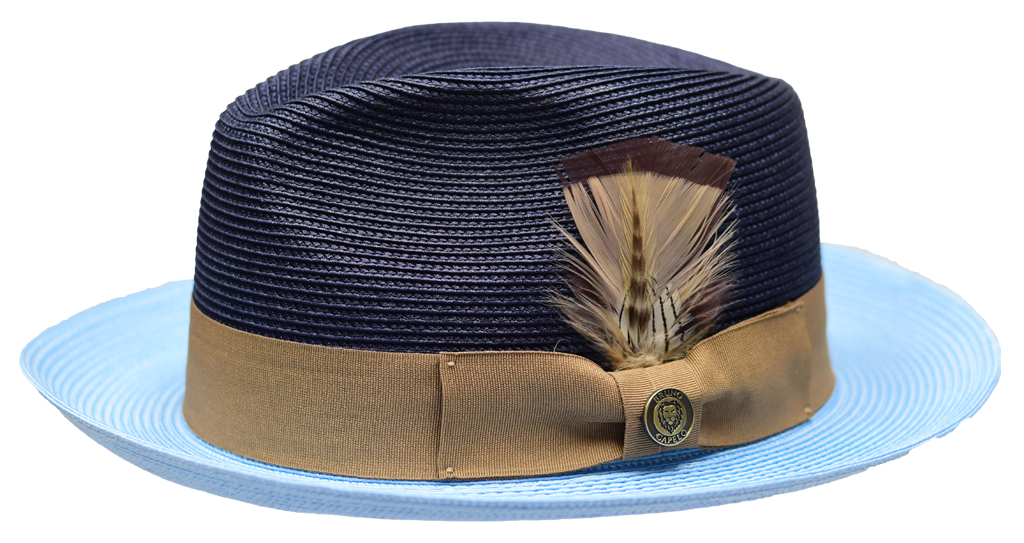 Bruno Capelo SB-331 South Beach Navy Blue/Light Blue & Camel